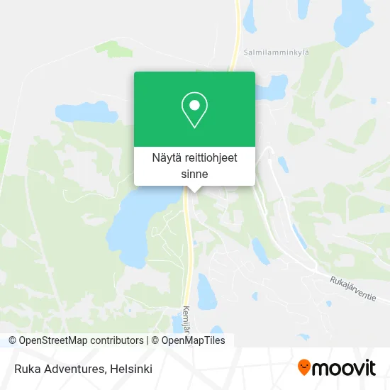Ruka Adventures kartta