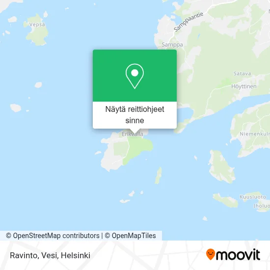 Ravinto, Vesi kartta
