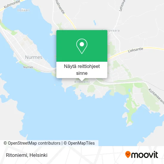 Ritoniemi kartta