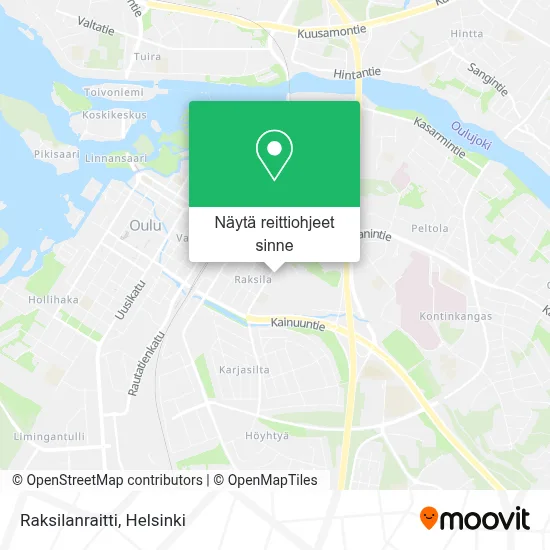 Raksilanraitti kartta