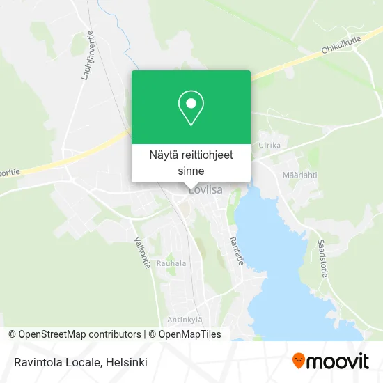 Ravintola Locale kartta