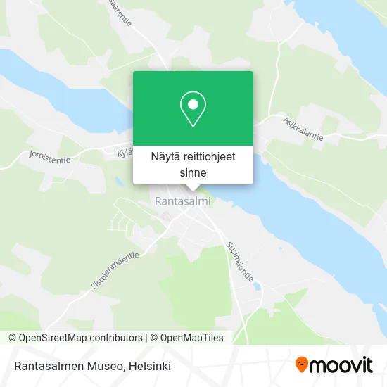 Rantasalmen Museo kartta