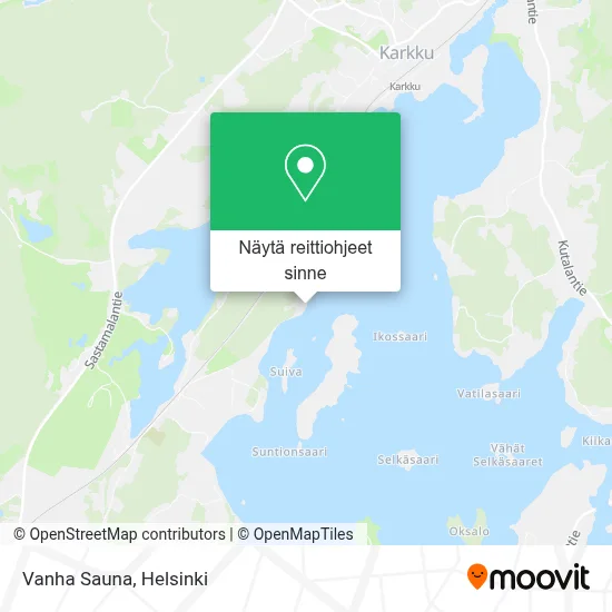 Vanha Sauna kartta