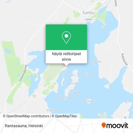 Rantasauna kartta