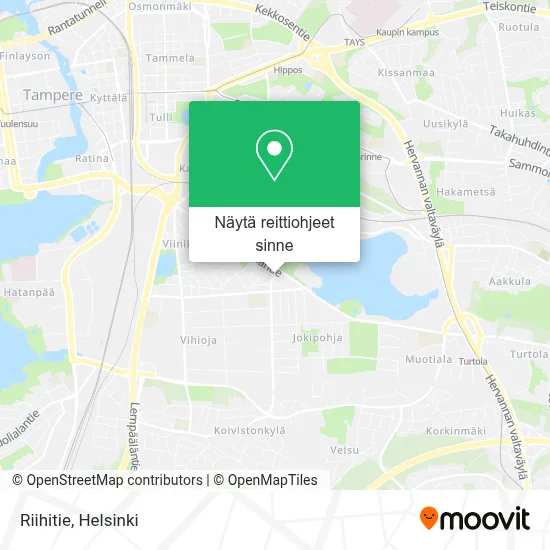 Riihitie kartta