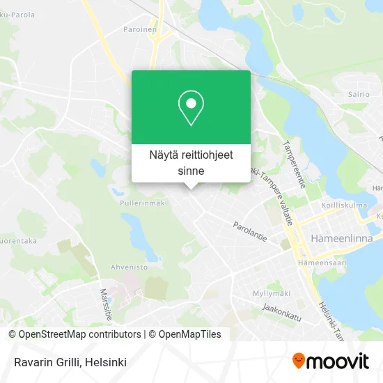 Ravarin Grilli kartta