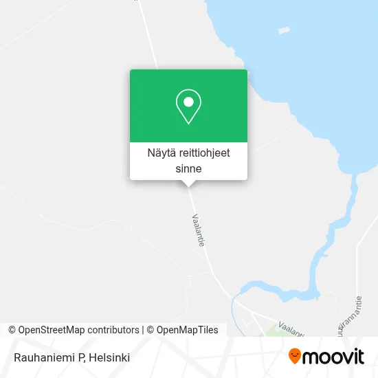 Rauhaniemi P kartta