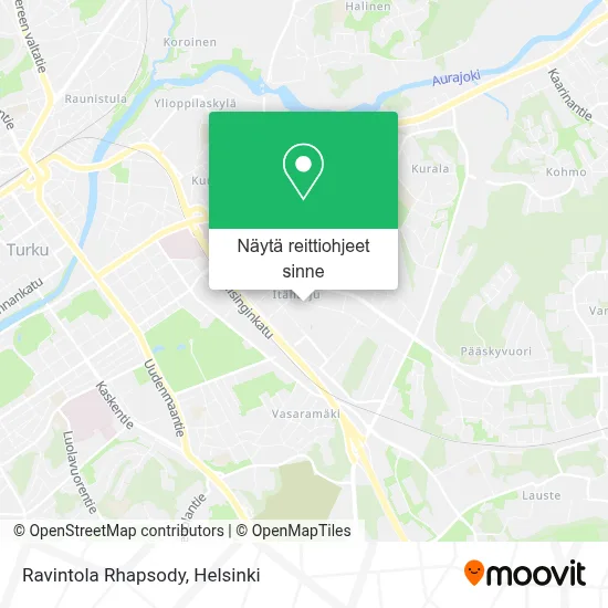 Ravintola Rhapsody kartta