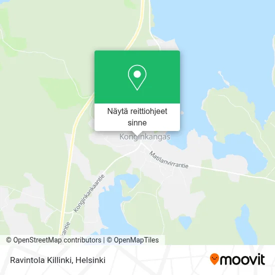 Ravintola Killinki kartta