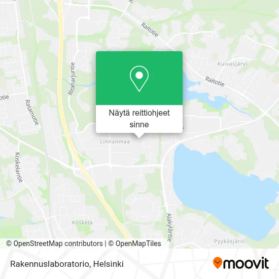 Rakennuslaboratorio kartta