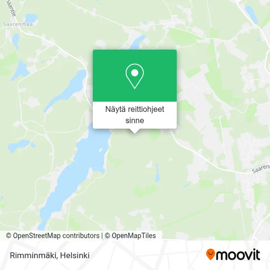 Rimminmäki kartta