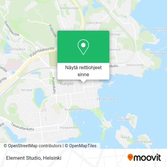 Element Studio kartta