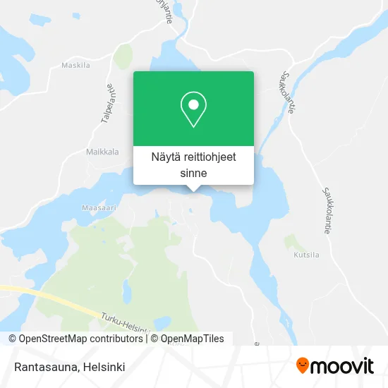 Rantasauna kartta