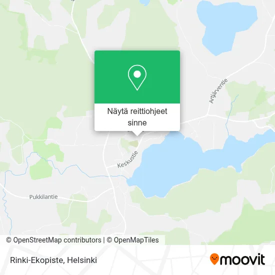 Rinki-Ekopiste kartta