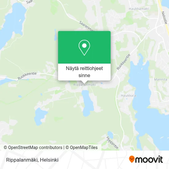 Rippalanmäki kartta