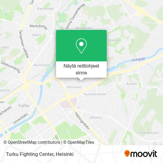 Turku Fighting Center kartta