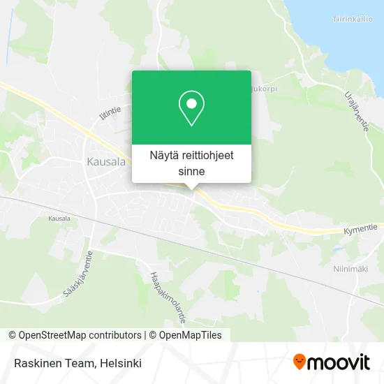 Raskinen Team kartta