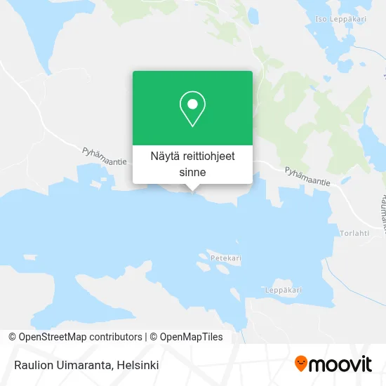 Raulion Uimaranta kartta