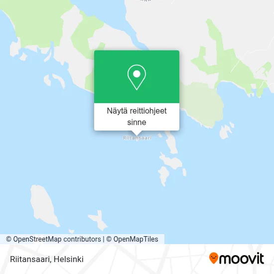 Riitansaari kartta