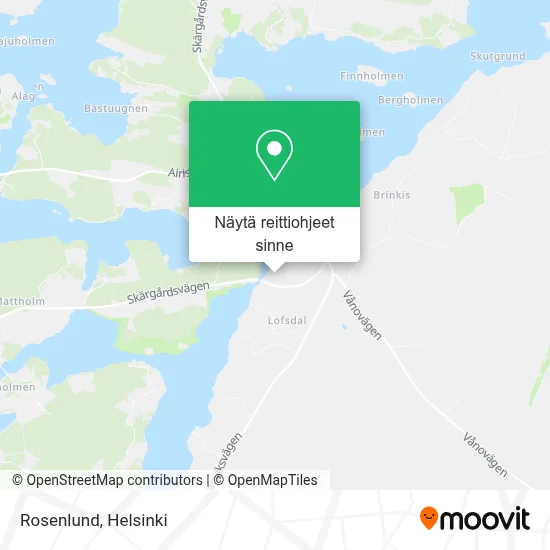 Rosenlund kartta