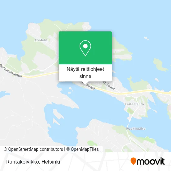 Rantakoivikko kartta