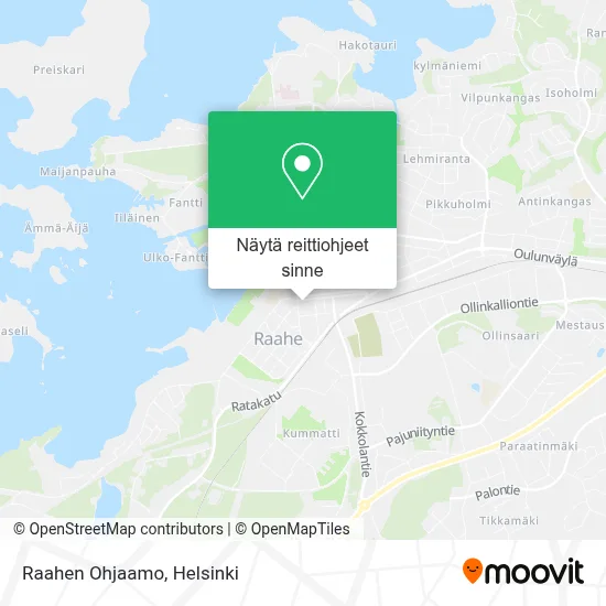 Raahen Ohjaamo kartta