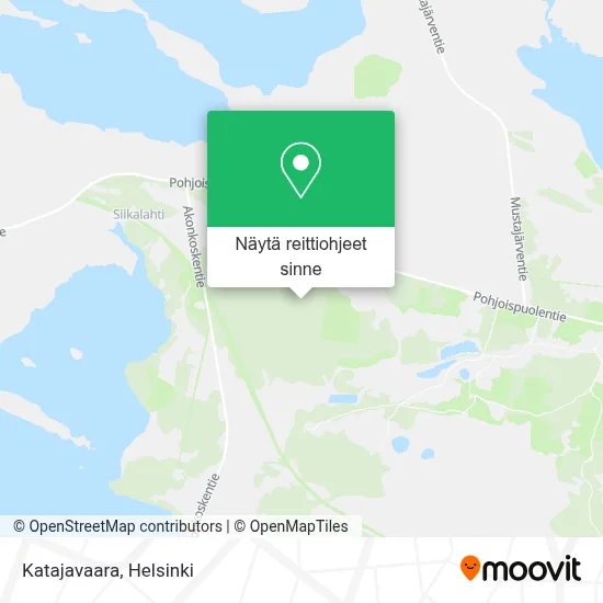 Katajavaara kartta