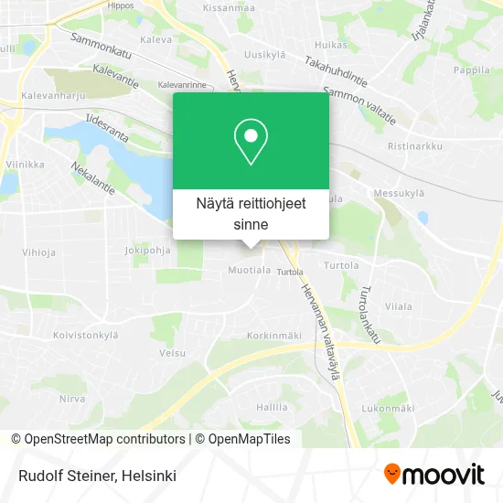 Rudolf Steiner kartta