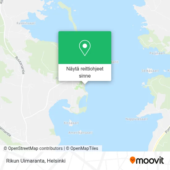 Rikun Uimaranta kartta