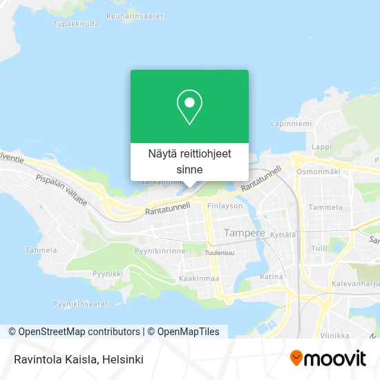 Ravintola Kaisla kartta