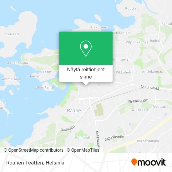Raahen Teatteri kartta