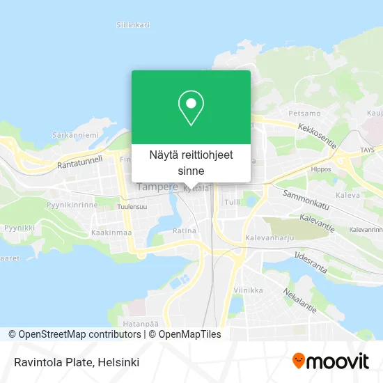 Ravintola Plate kartta