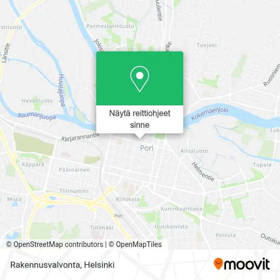 Rakennusvalvonta kartta