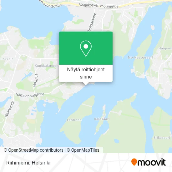 Riihiniemi kartta