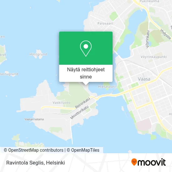 Ravintola Seglis kartta