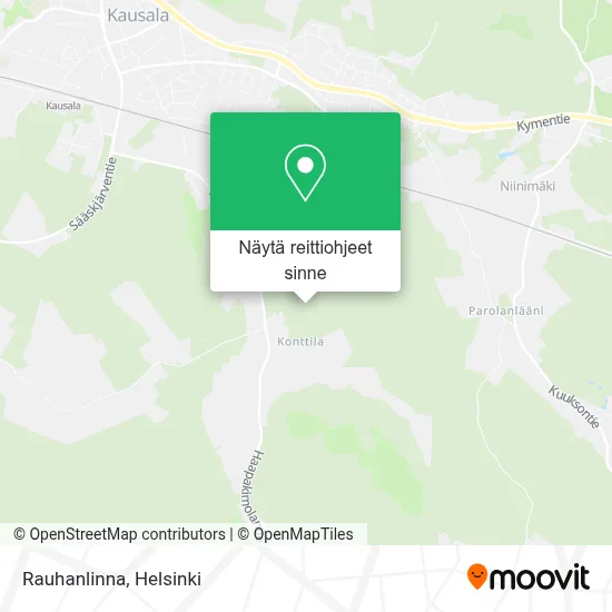Rauhanlinna kartta