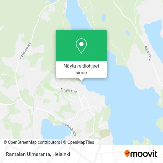Rantalan Uimaranta kartta