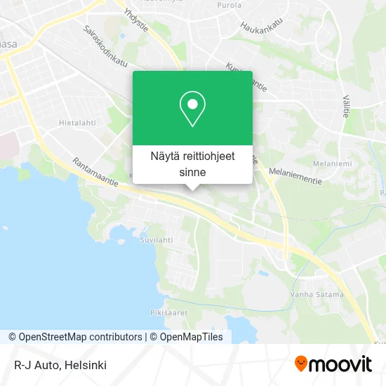 R-J Auto kartta