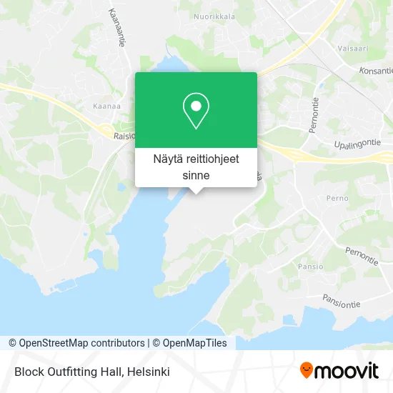 Block Outfitting Hall kartta