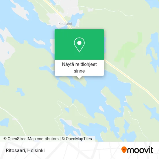 Ritosaari kartta
