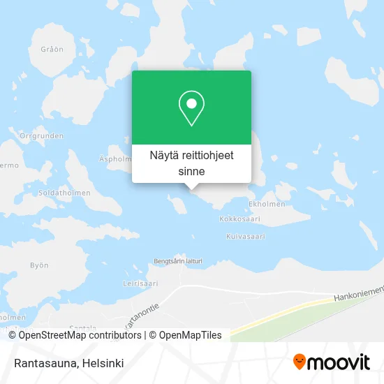 Rantasauna kartta