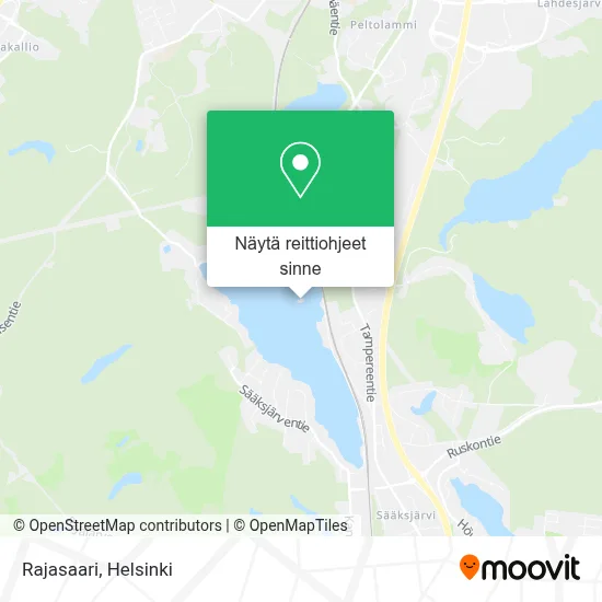 Rajasaari kartta