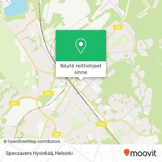 Specsavers Hyvinkää kartta