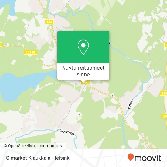 S-market Klaukkala kartta