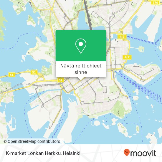 K-market Lönkan Herkku kartta