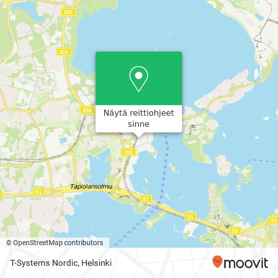 T-Systems Nordic kartta