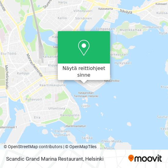 Scandic Grand Marina Restaurant kartta