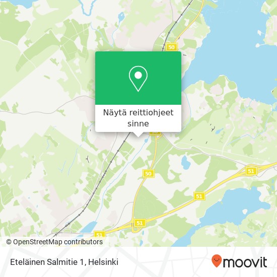 Eteläinen Salmitie 1 kartta