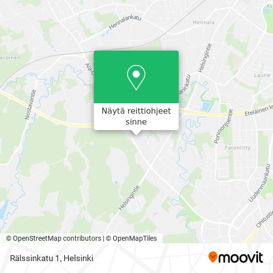 Rälssinkatu 1 kartta