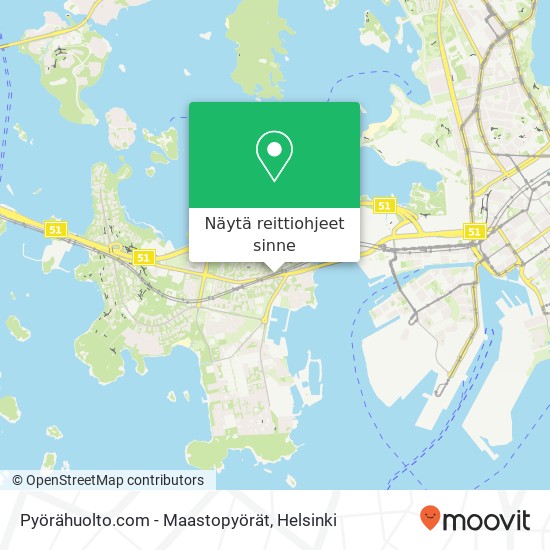 Pyörähuolto.com - Maastopyörät kartta